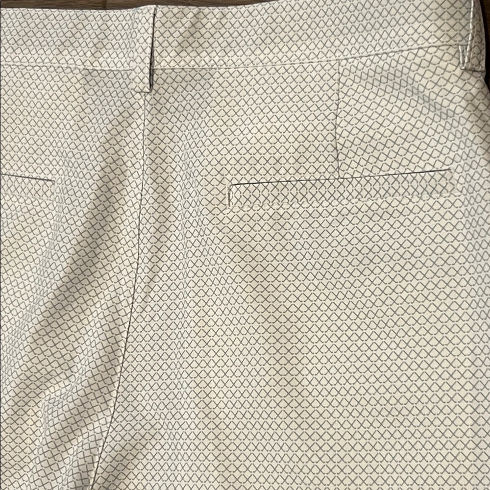 NWT PGA Tour Men's White Golf Club Patterned Shorts Size 38 UPF 50 Wicking - Picture 7 of 15